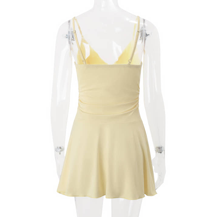 Off Shoulder Mini Dress – Slim A-Line Summer Streetwear