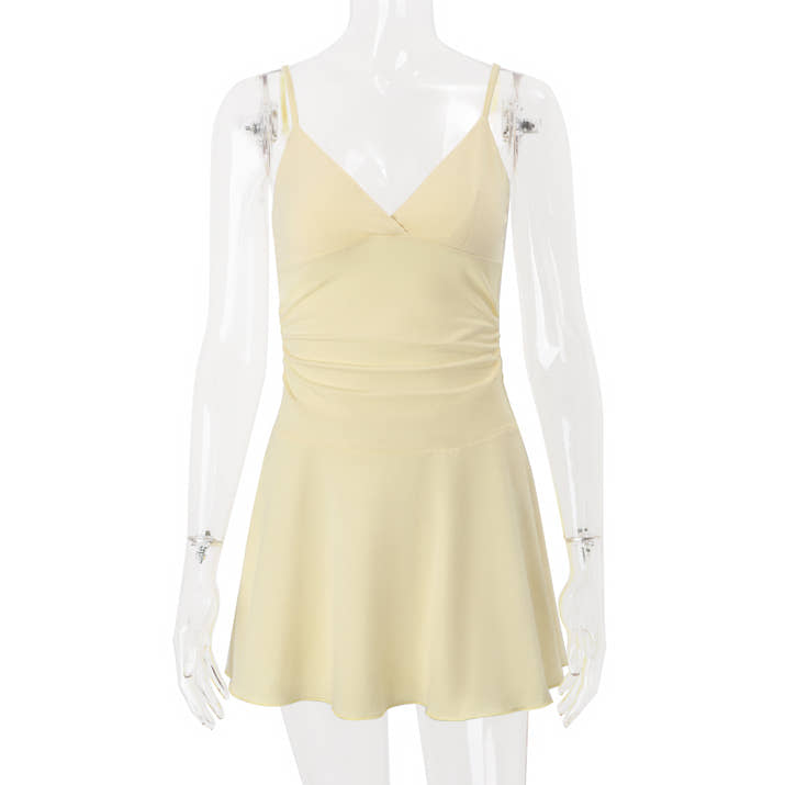 Off Shoulder Mini Dress – Slim A-Line Summer Streetwear