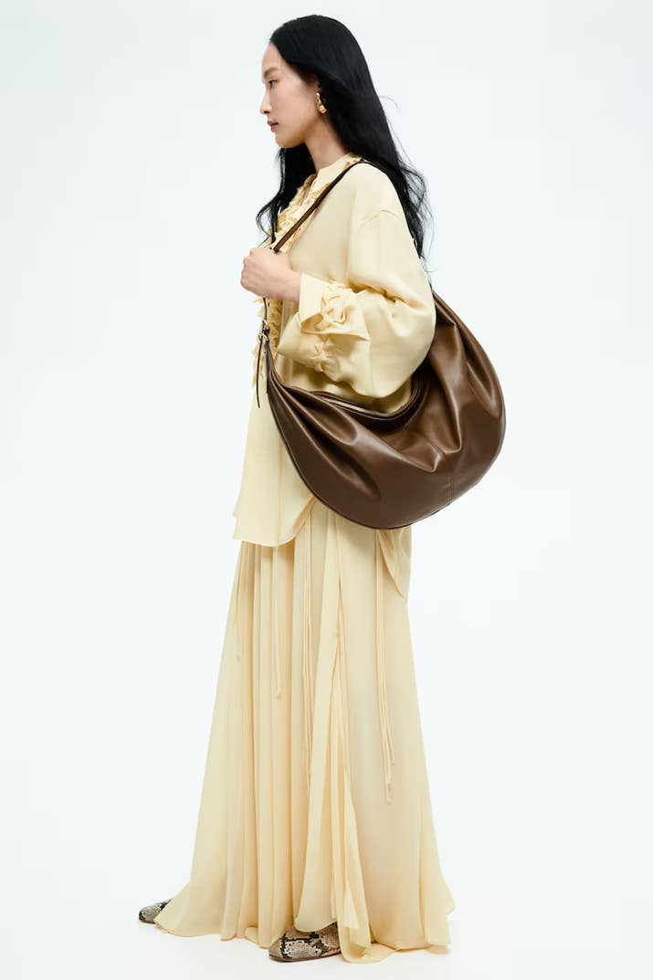 Ruffle Tunic Blouse Women – Long Sleeve Yellow Lace Top