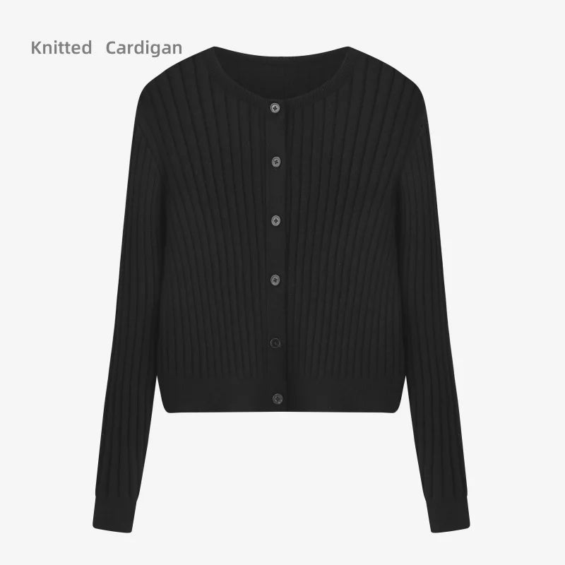 Satin Maxi Dress Set with Knitted Top – Spring Summer Style