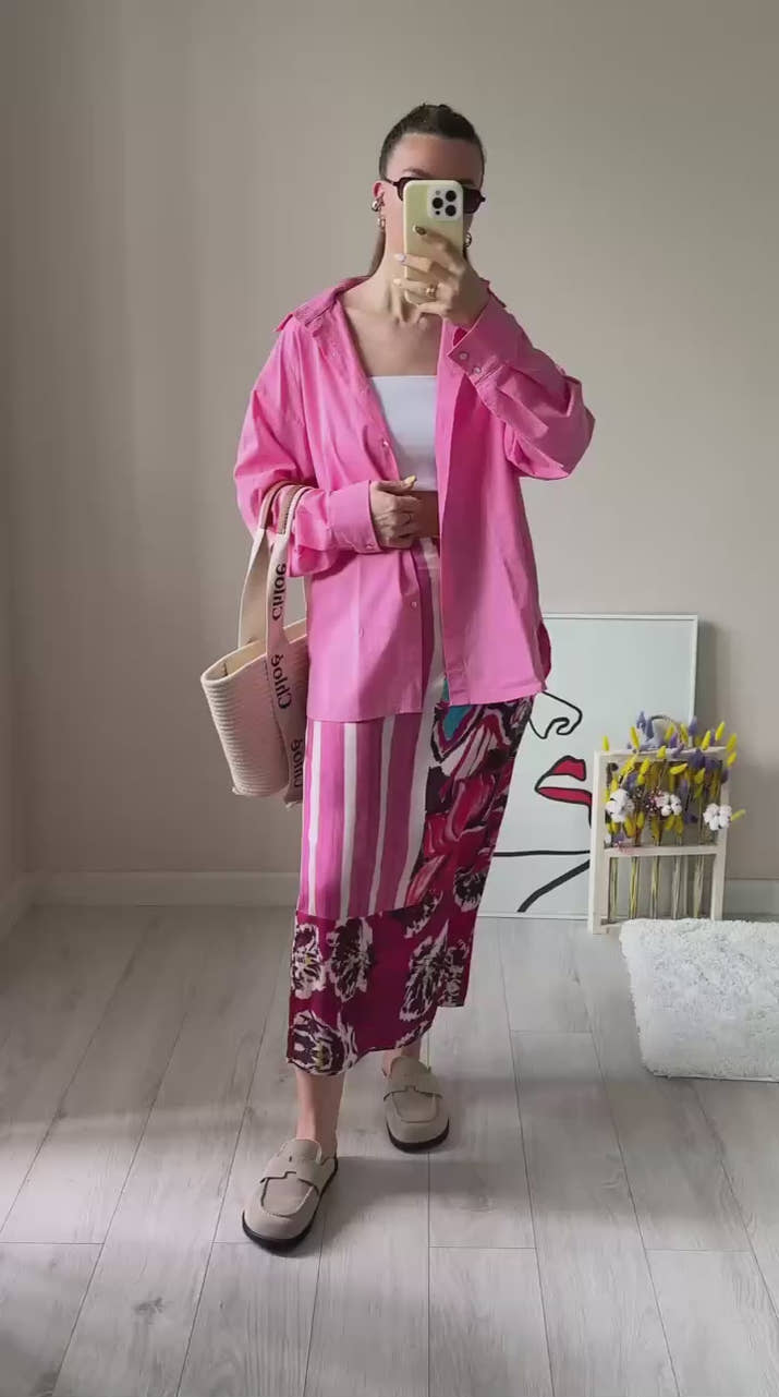 Cotton Casual Loose Shirt for Women – Spring Summer Versatile Cardigan