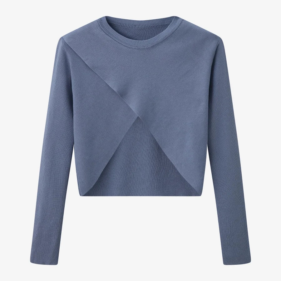 Satin Maxi Dress Set with Knitted Top – Spring Summer Style