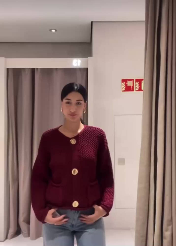 Knitted Sweater Cardigan – Cropped Long Sleeve Autumn Outerwear